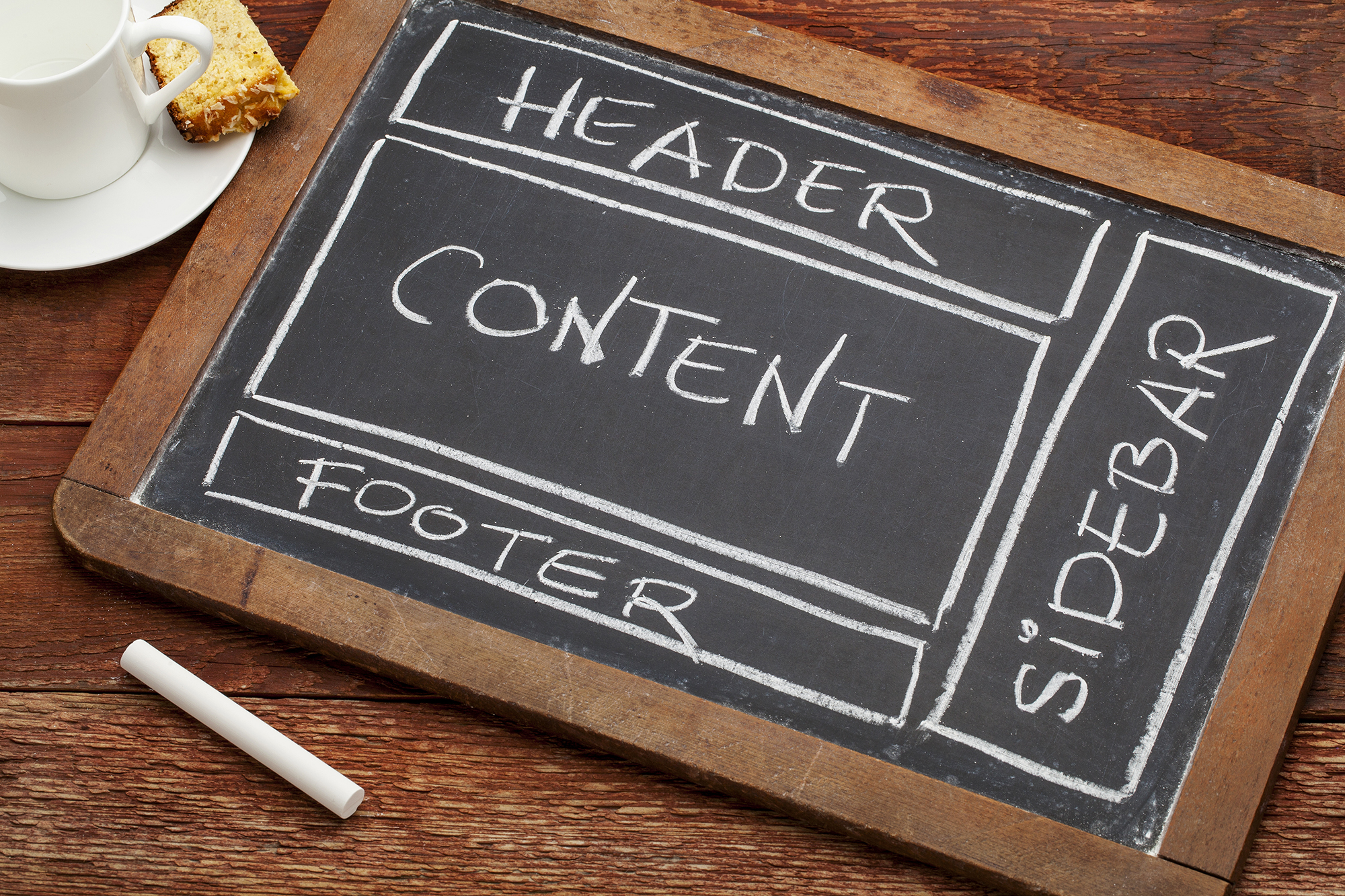 Danbury website layout design