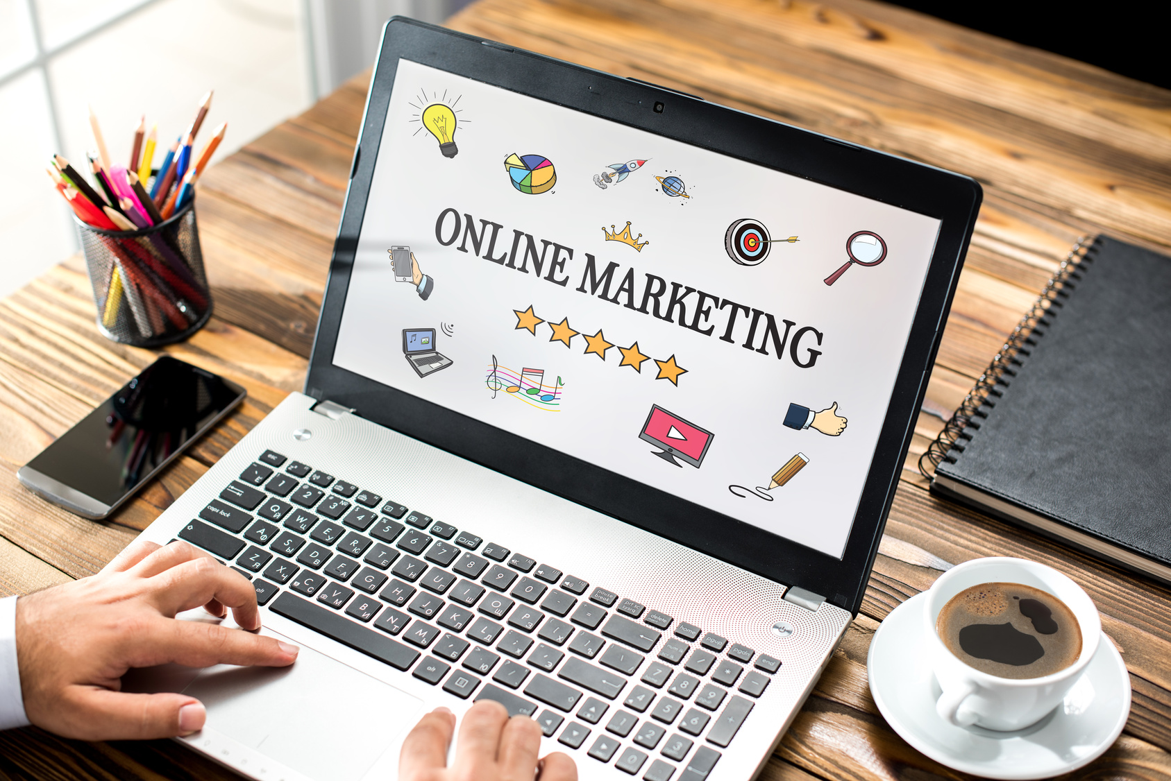 Online Marketing Concept in Danbury, CT